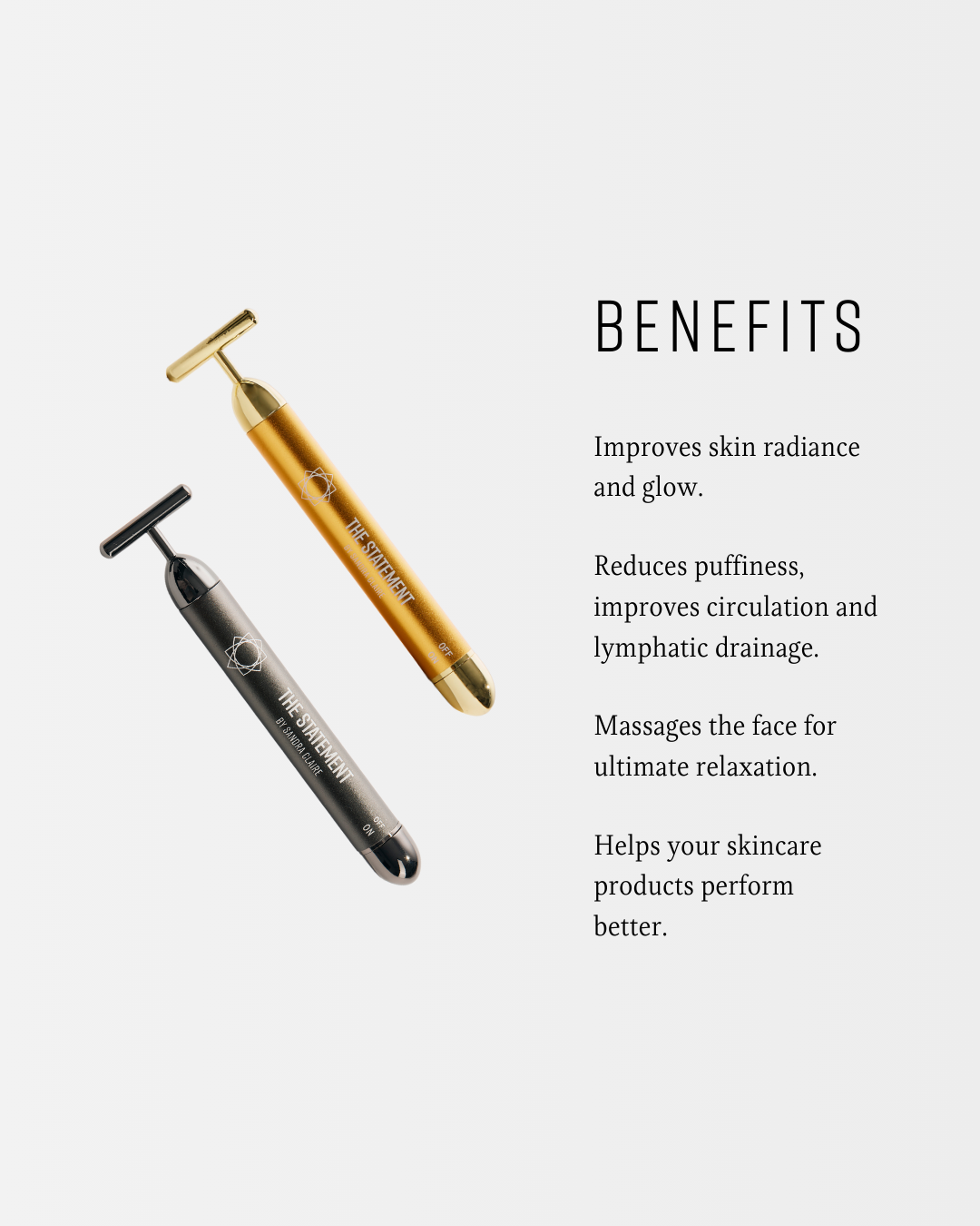 The Glowry Stick - Black Sonic Skin Tool
